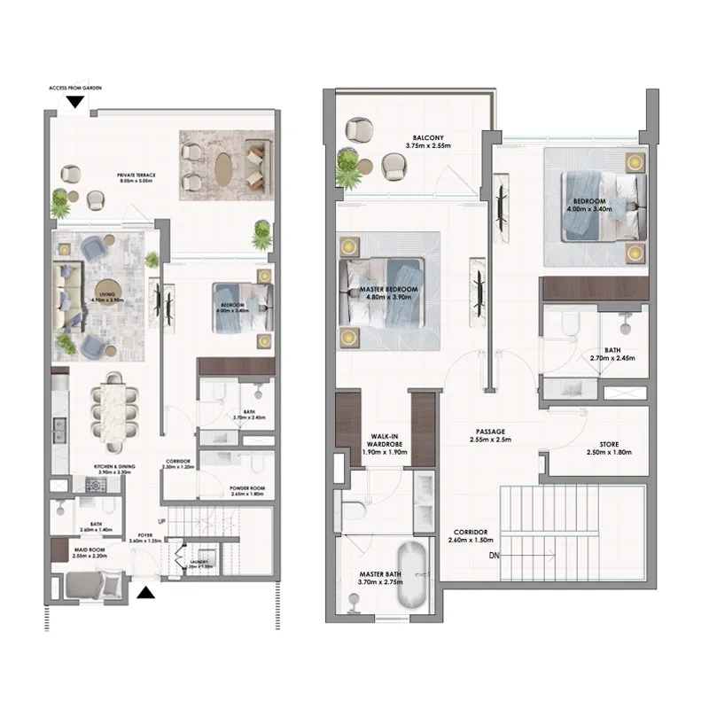 3 bedroom layout