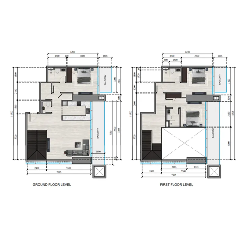 3 bedroom layout