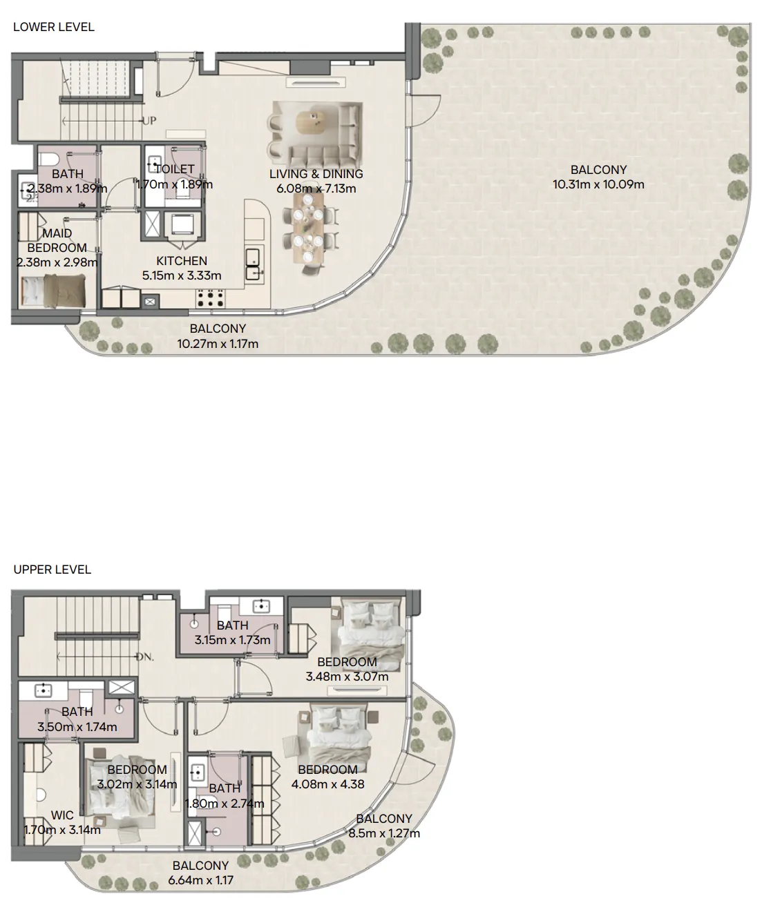 3 bedroom layout