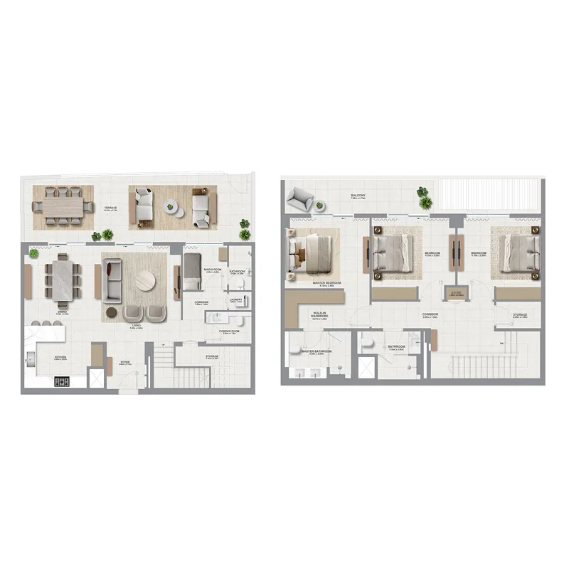3 bedroom layout