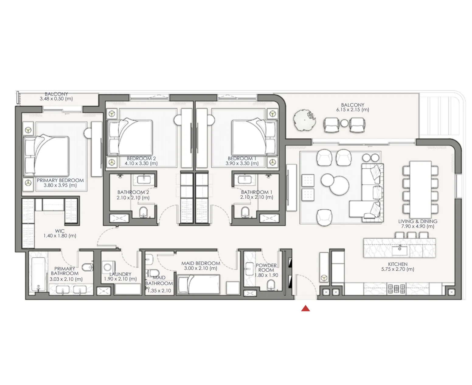 3 bedroom layout