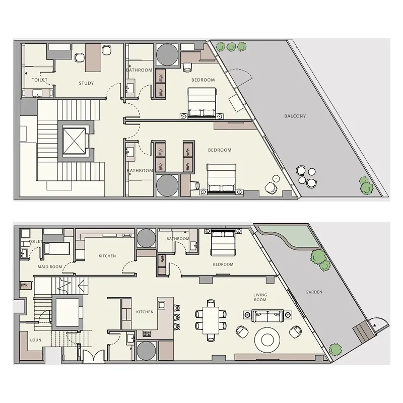 3 bedroom layout
