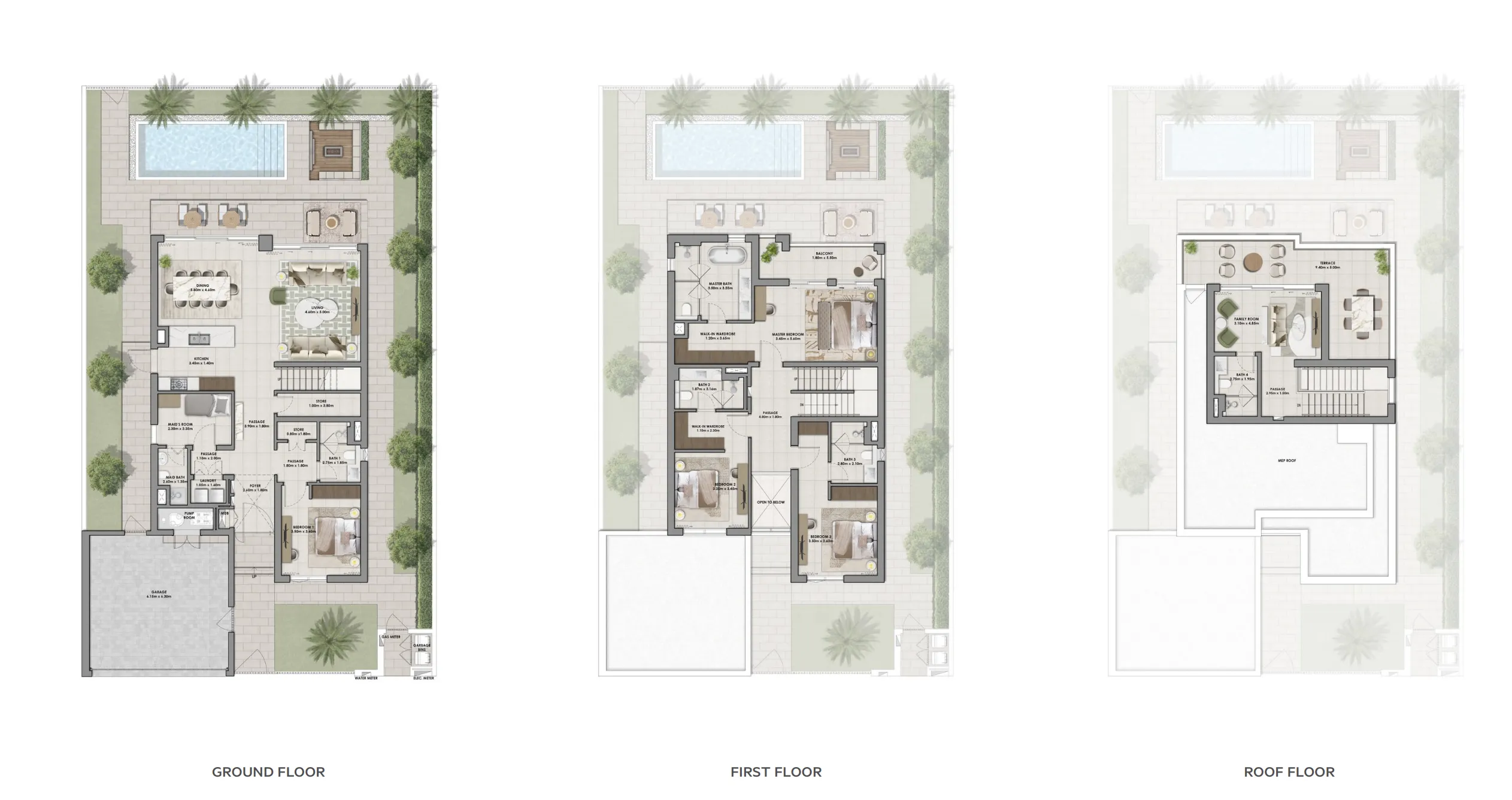 4 bedroom layout