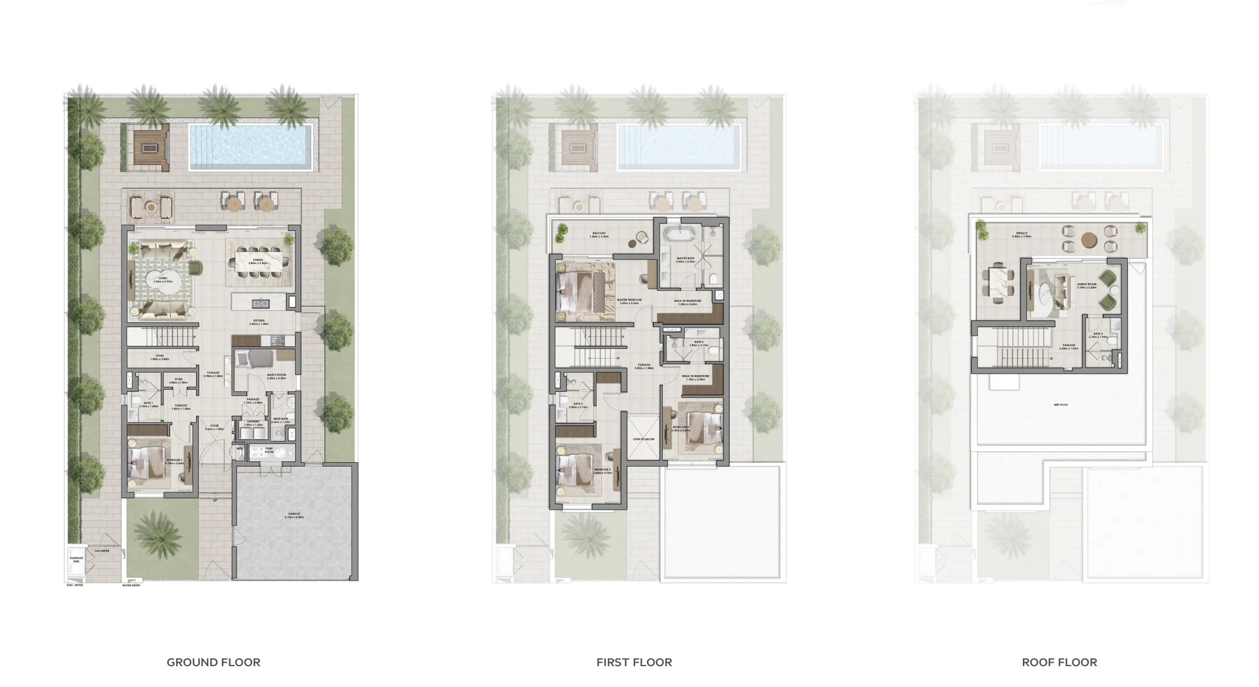 4 bedroom layout