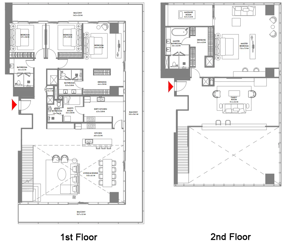 4 bedroom layout