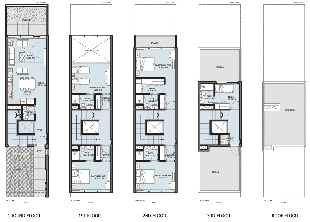 4 bedroom layout