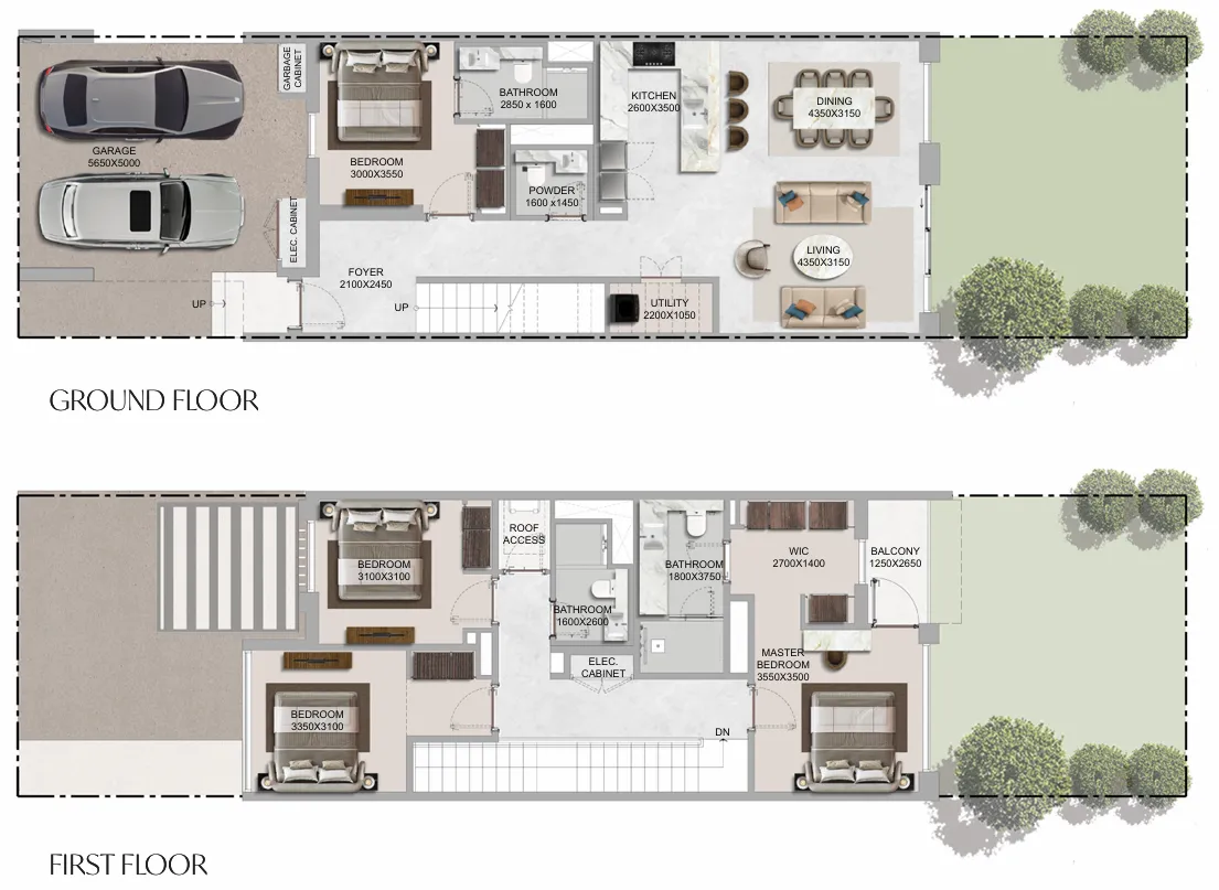 4 bedroom layout