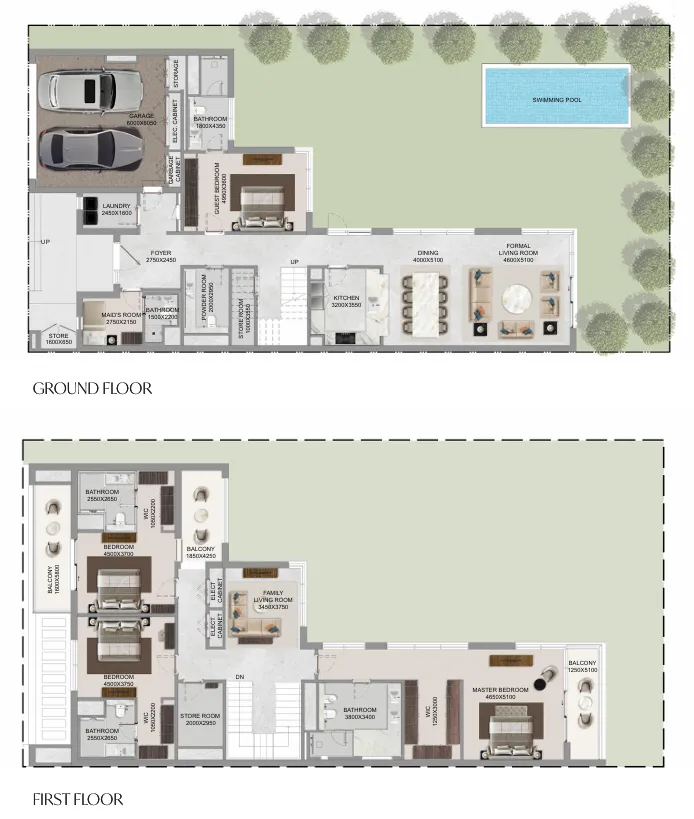 4 bedroom layout