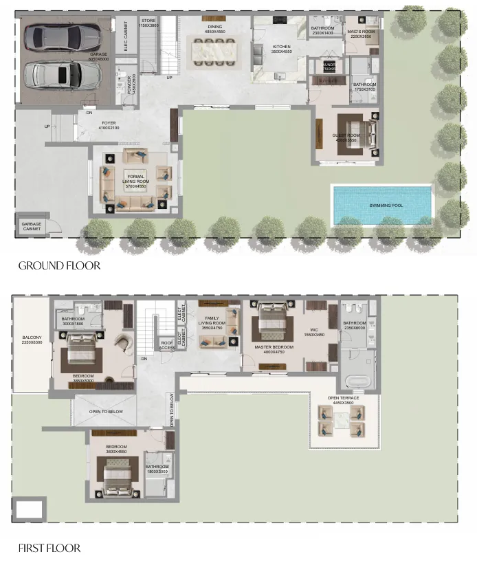 4 bedroom layout