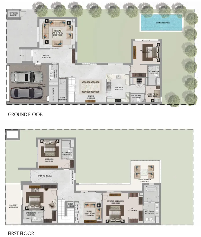 4 bedroom layout