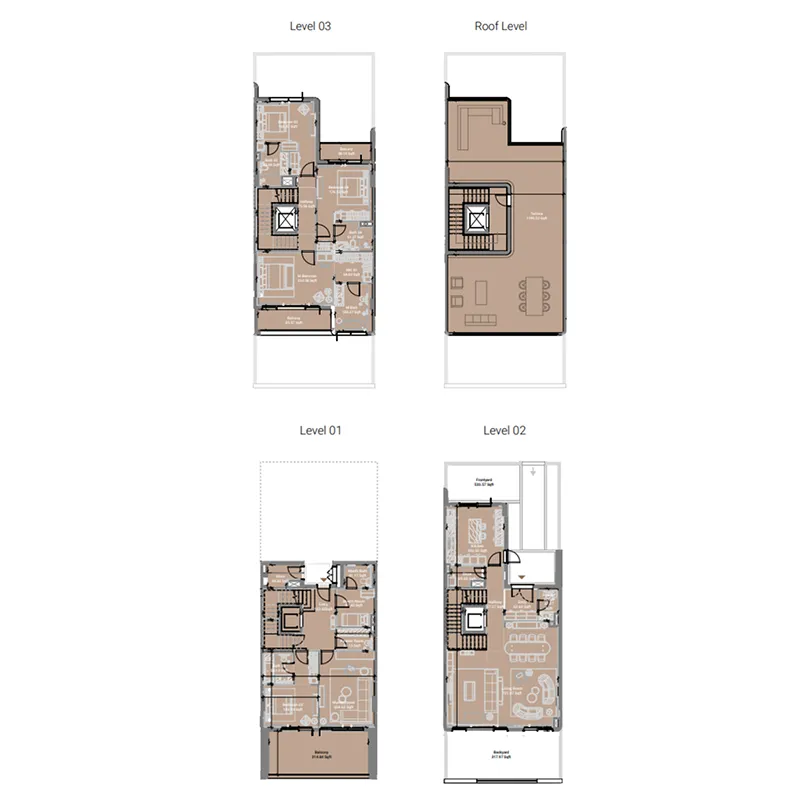 4 bedroom layout