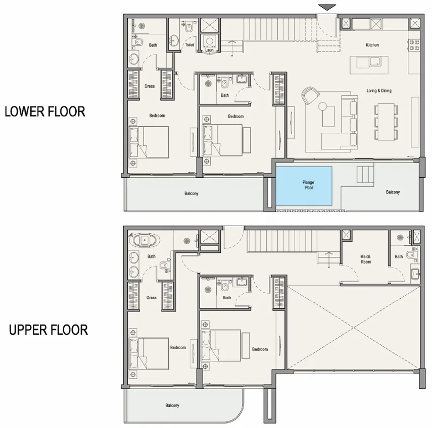 4 bedroom layout