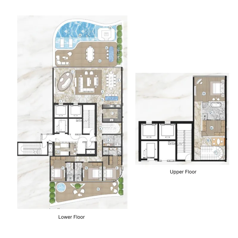 4 bedroom layout