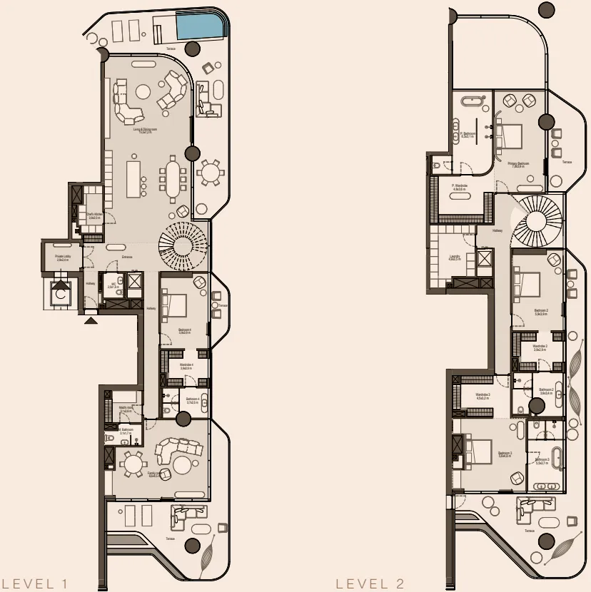 4 bedroom layout