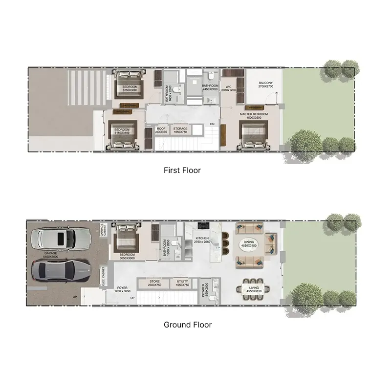 4 bedroom layout