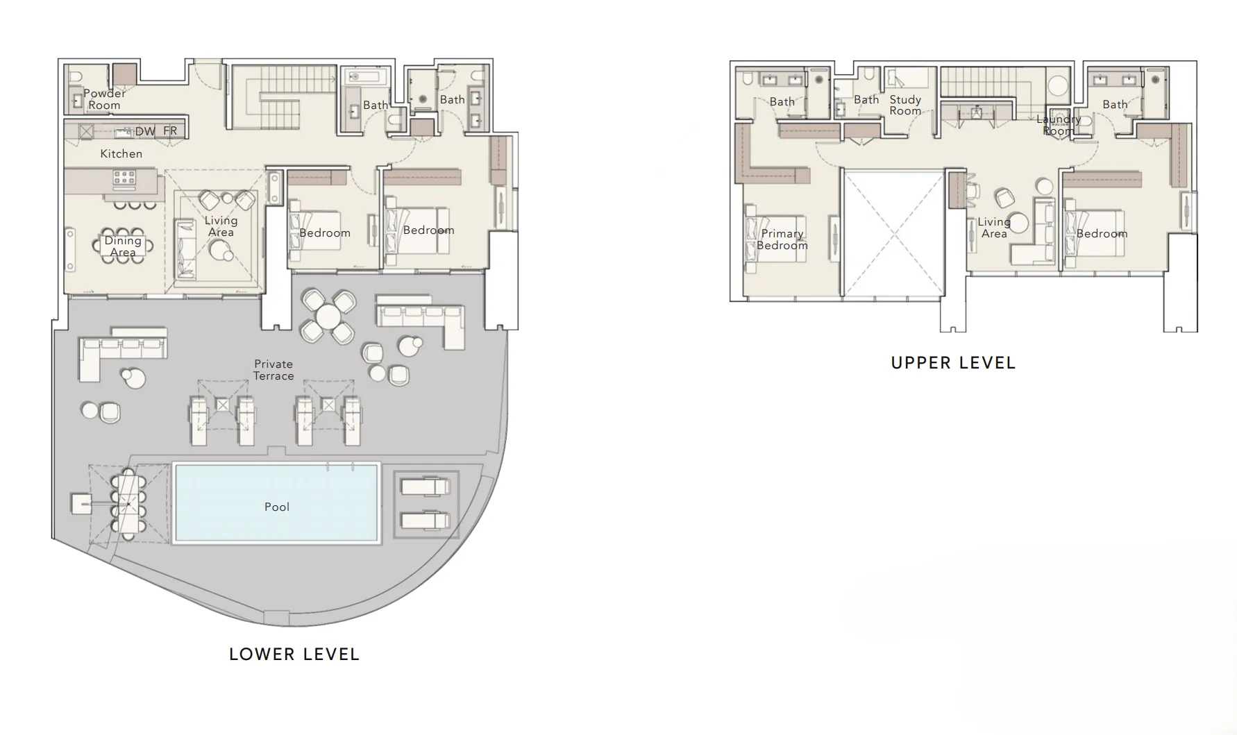 4 bedroom layout