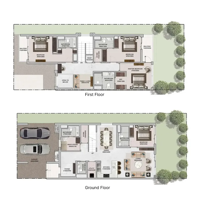 4 bedroom layout