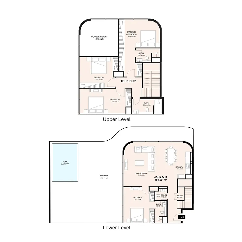 4 bedroom layout