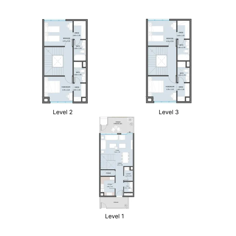 4 bedroom layout