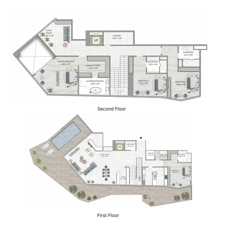 4 bedroom layout