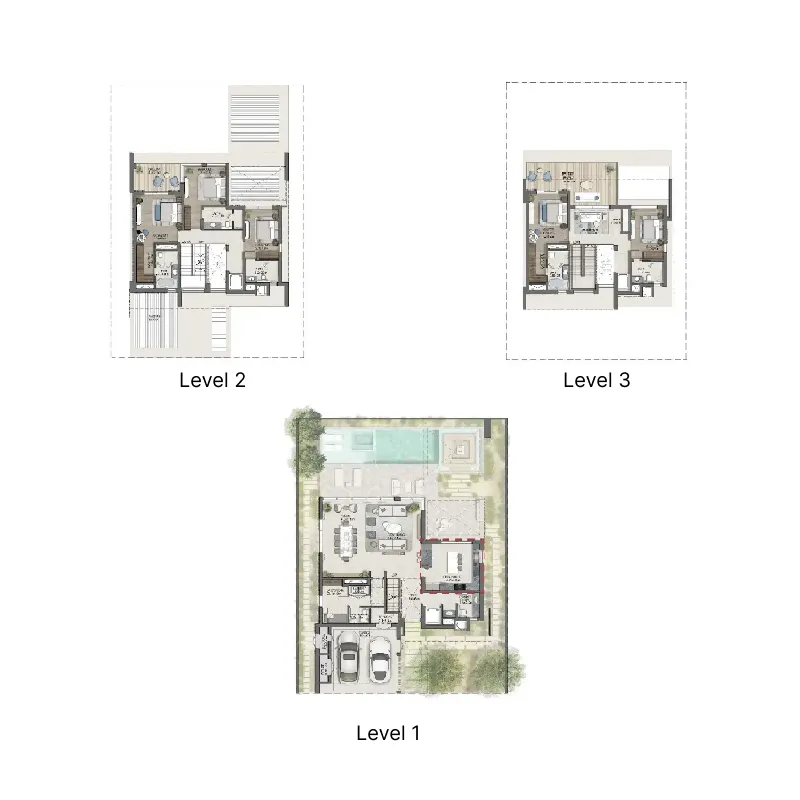 5 bedroom layout