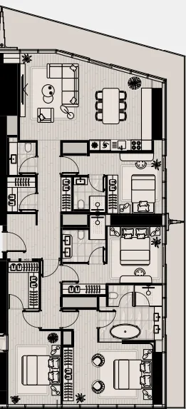 4 bedroom layout