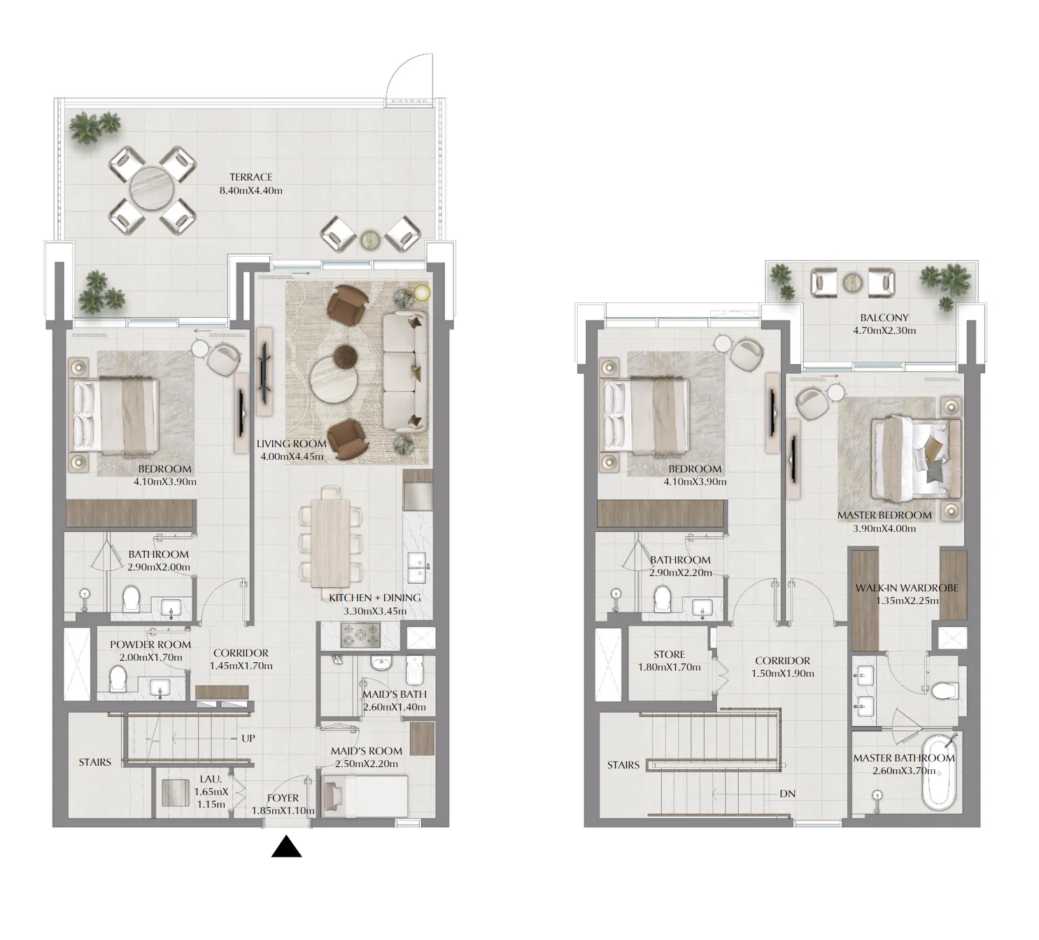 3 bedroom layout