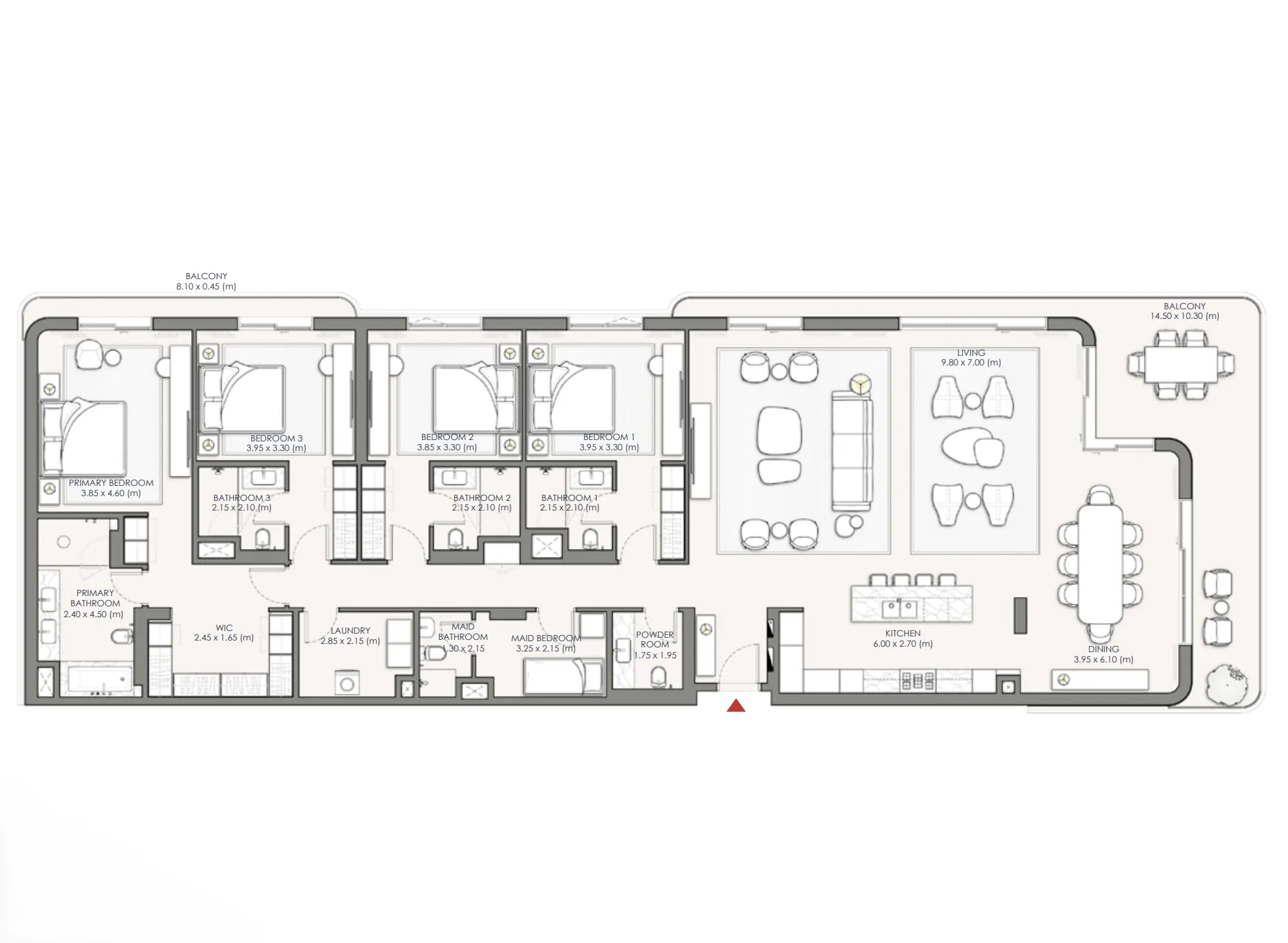 4 bedroom layout