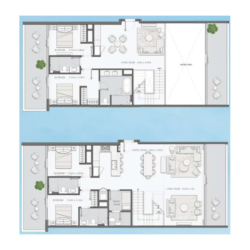 4 bedroom layout