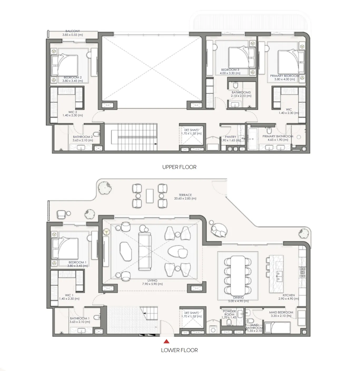 4 bedroom layout