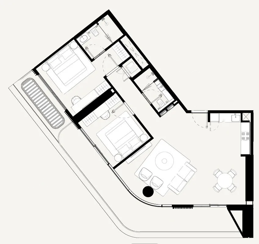 2 bedroom layout