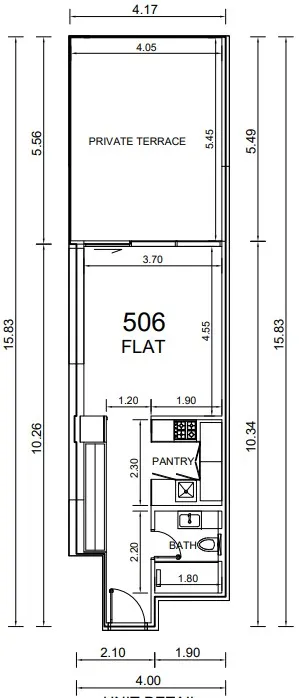 0 bedroom layout