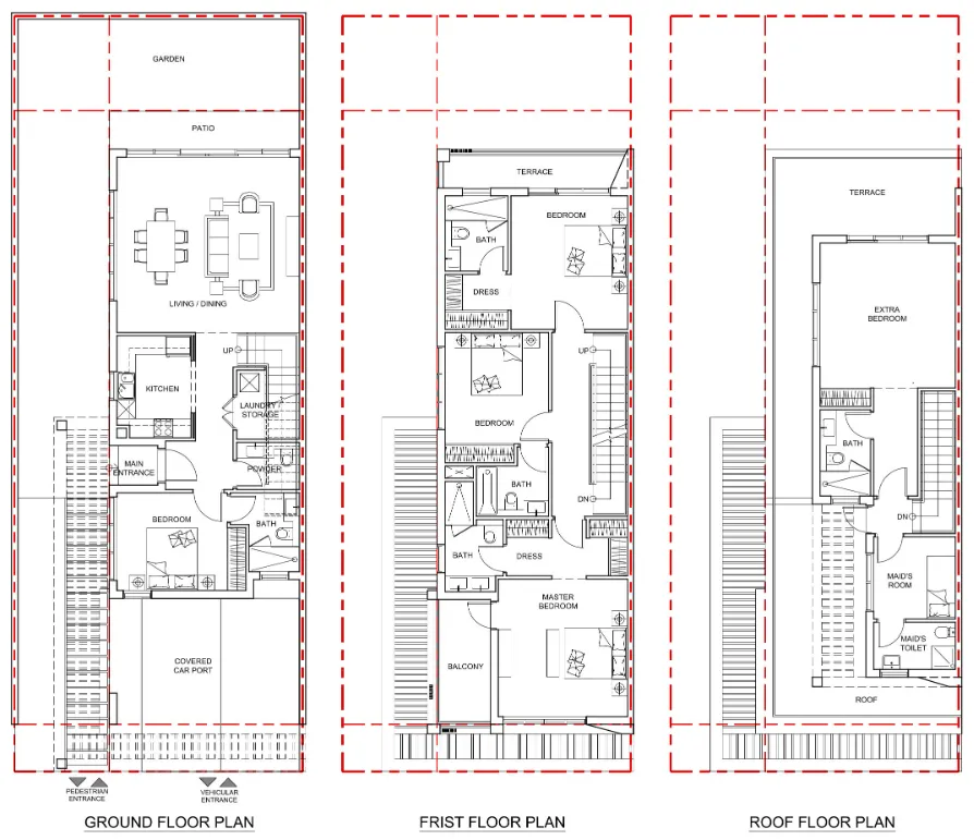 5 bedroom layout