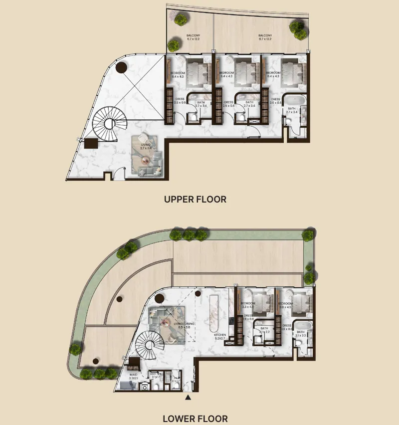 5 bedroom layout