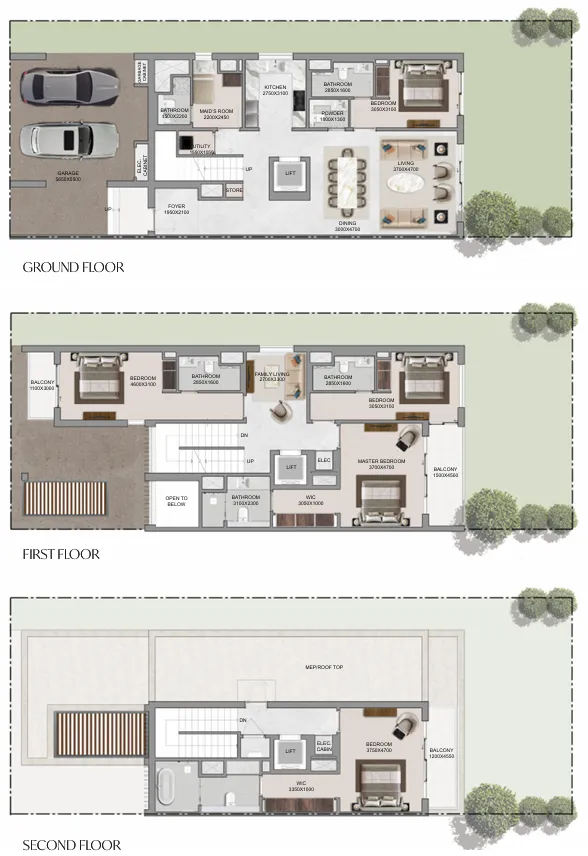 5 bedroom layout