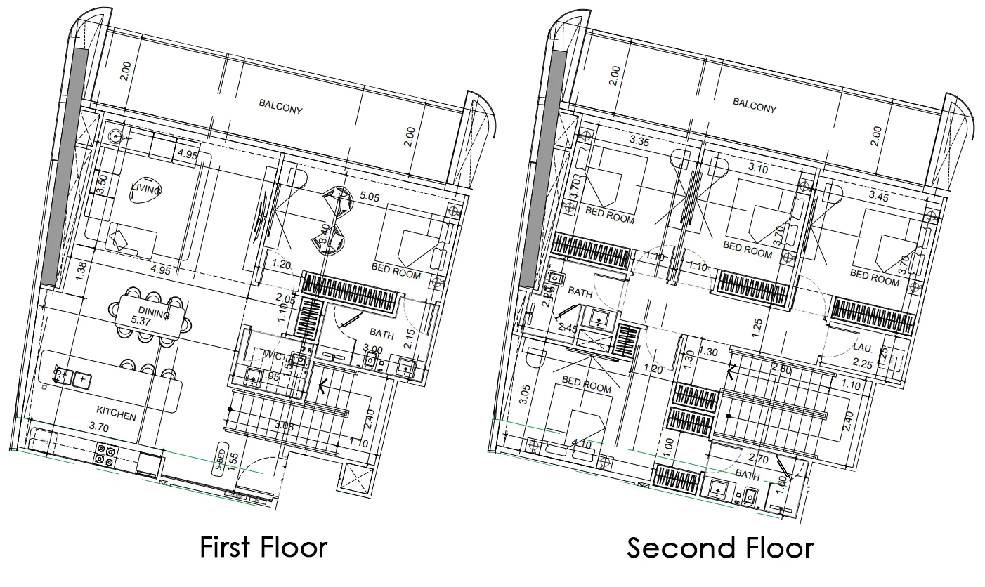 5 bedroom layout