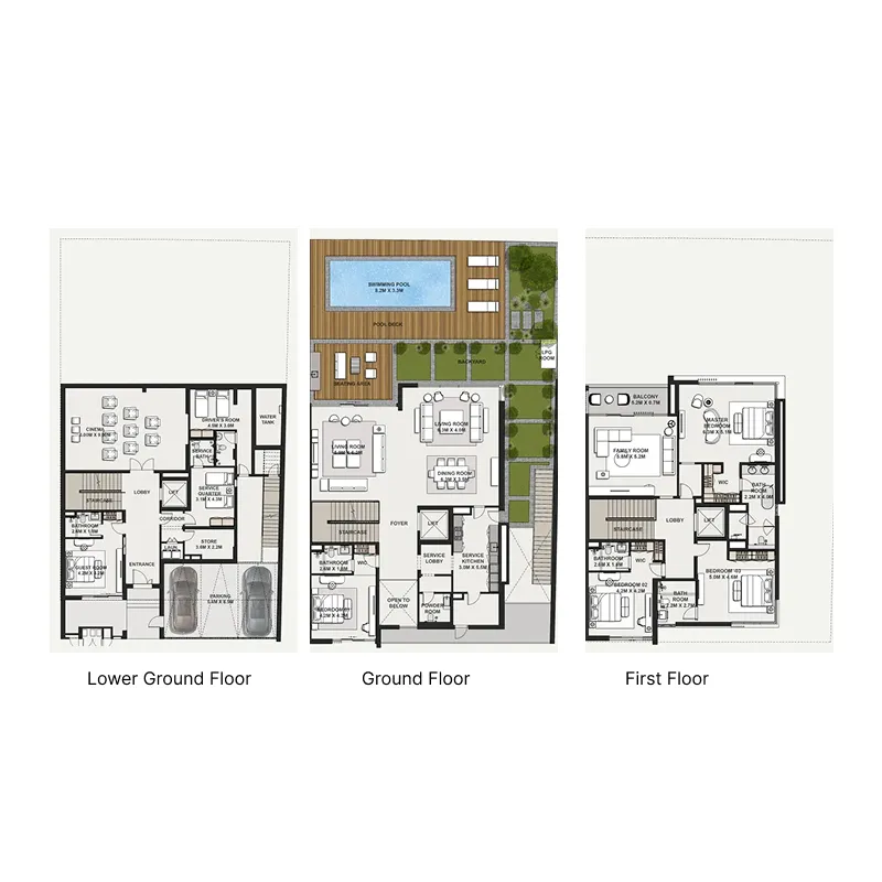 5 bedroom layout