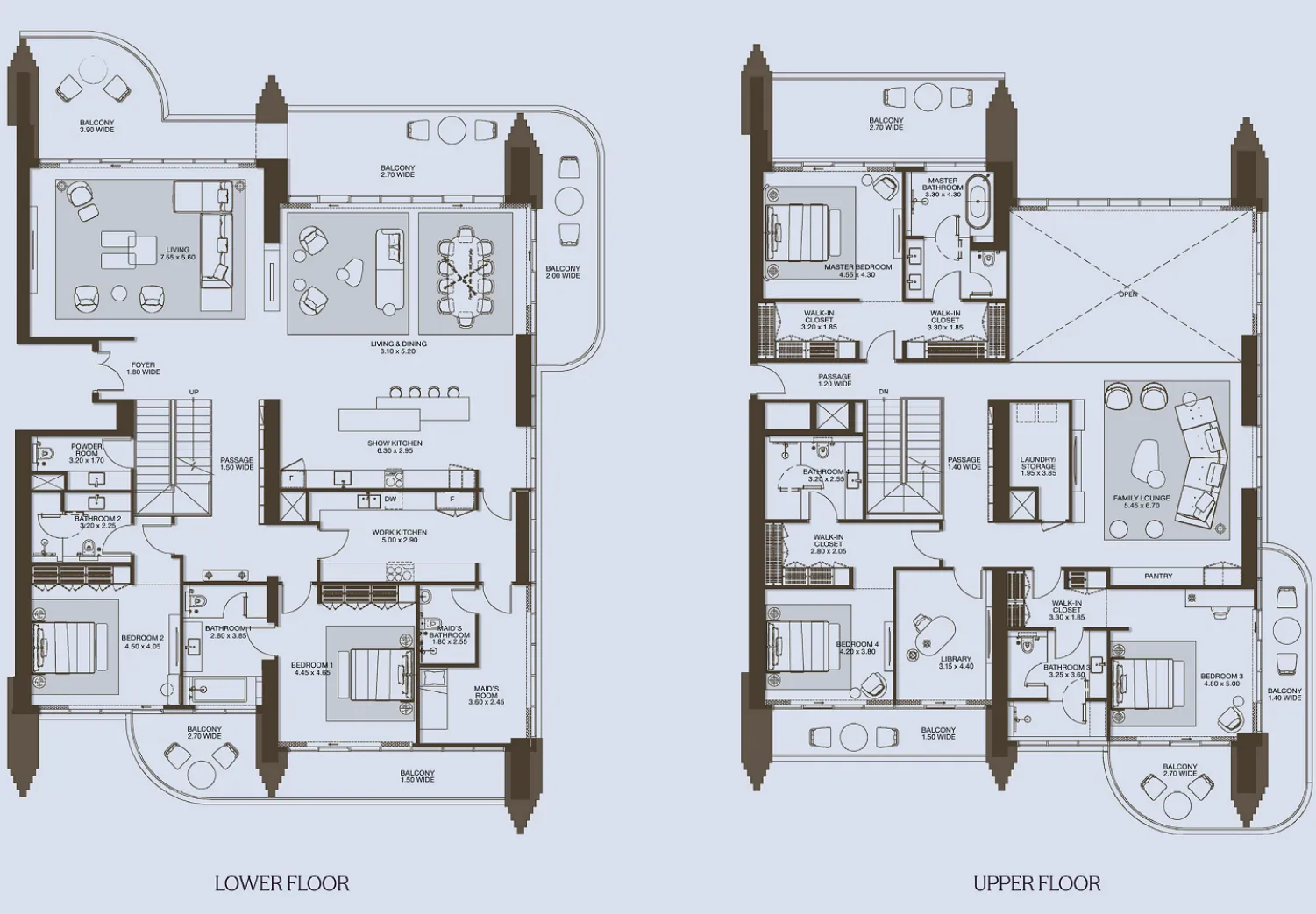 5 bedroom layout
