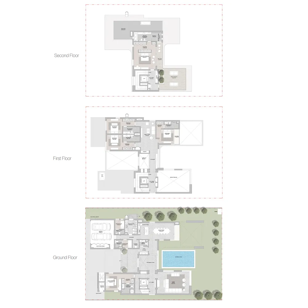 5 bedroom layout