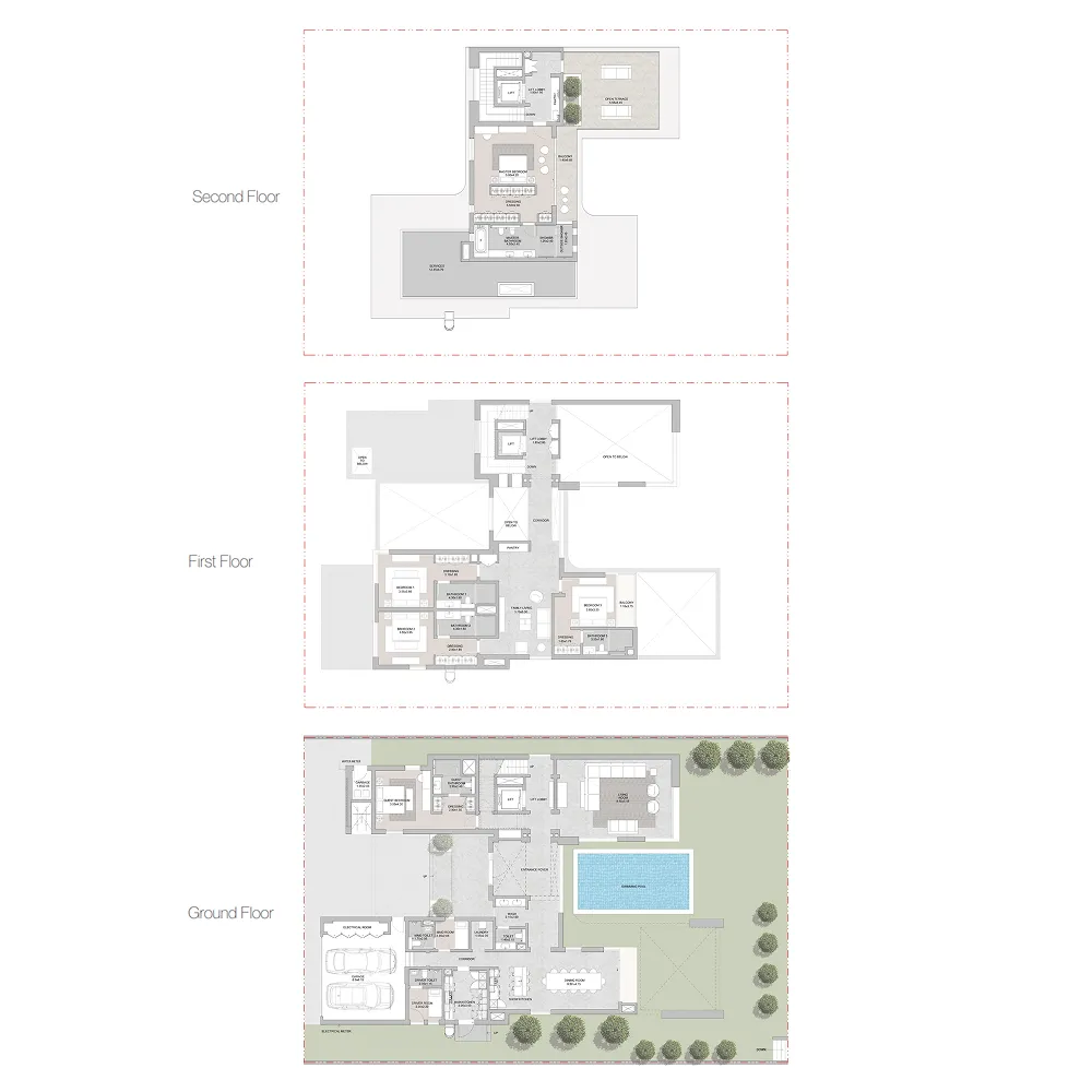 5 bedroom layout