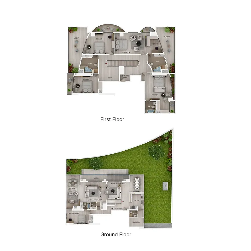 5 bedroom layout