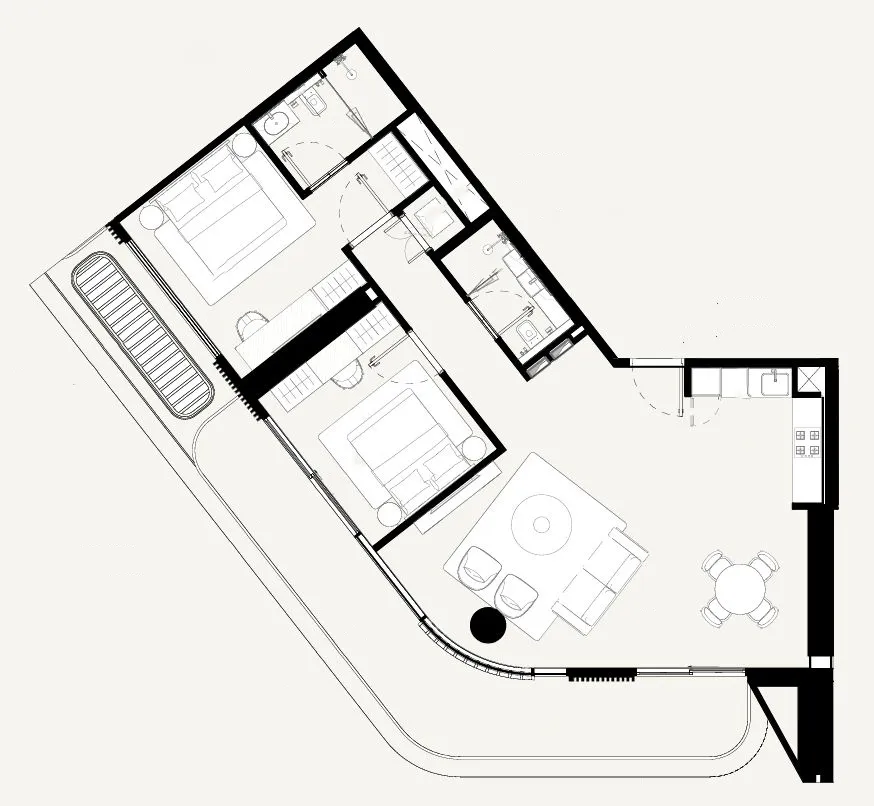 2 bedroom layout