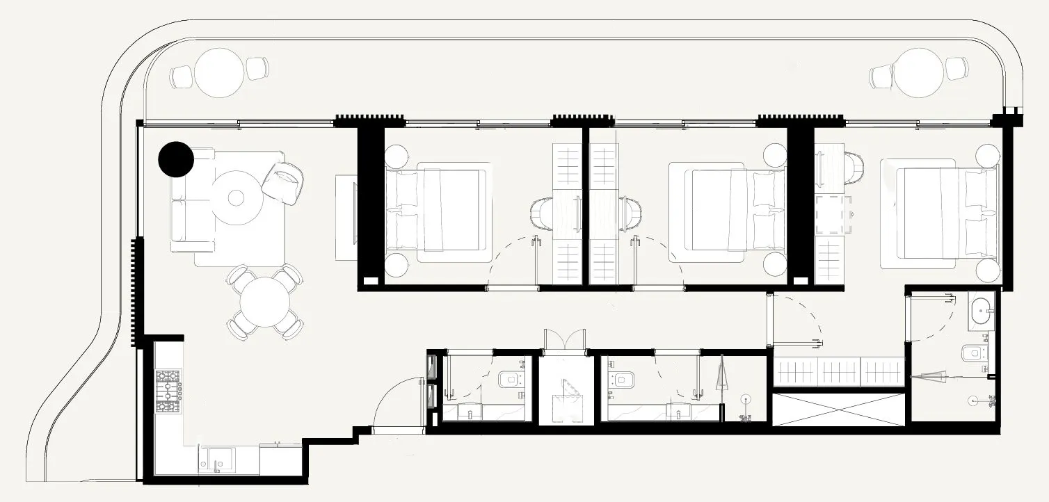 3 bedroom layout