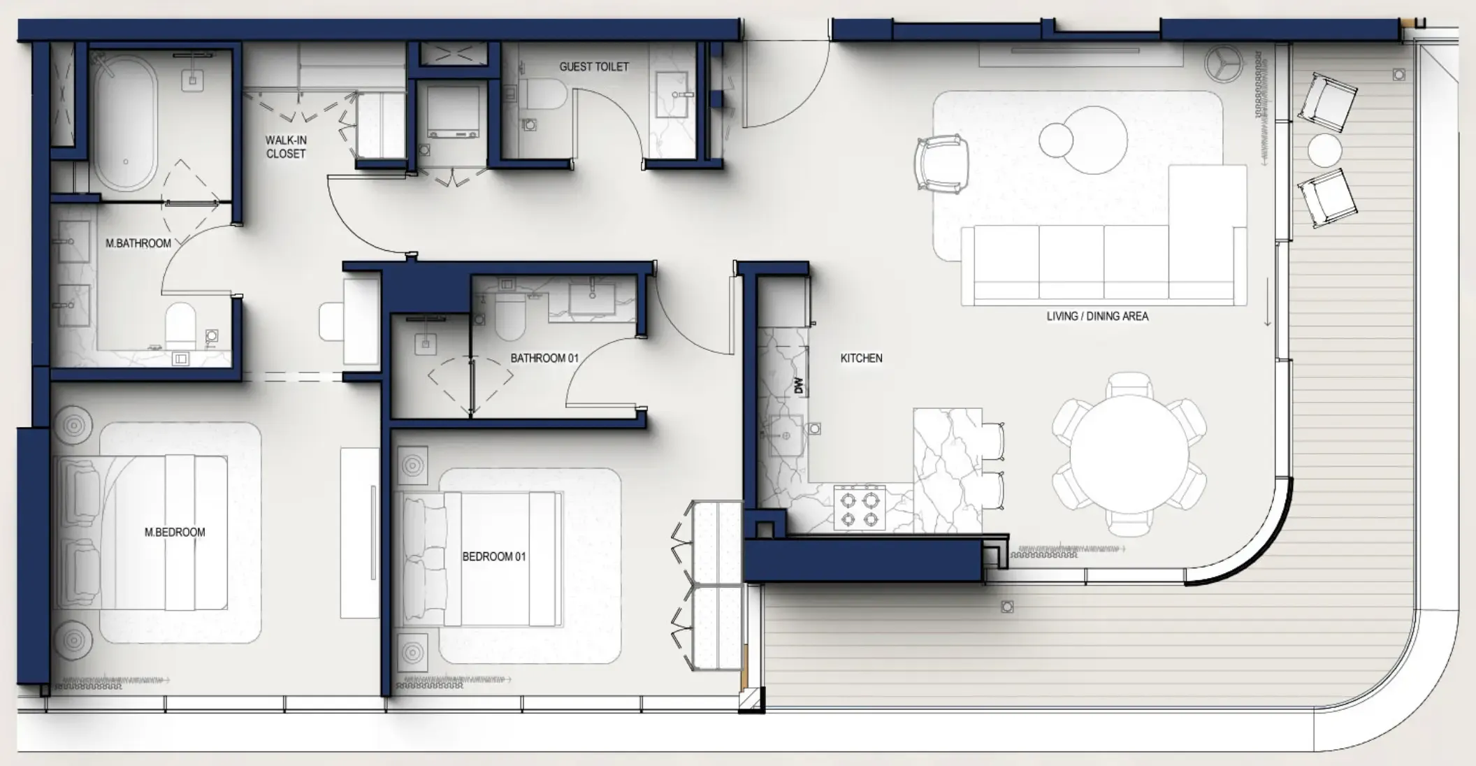 2 bedroom layout