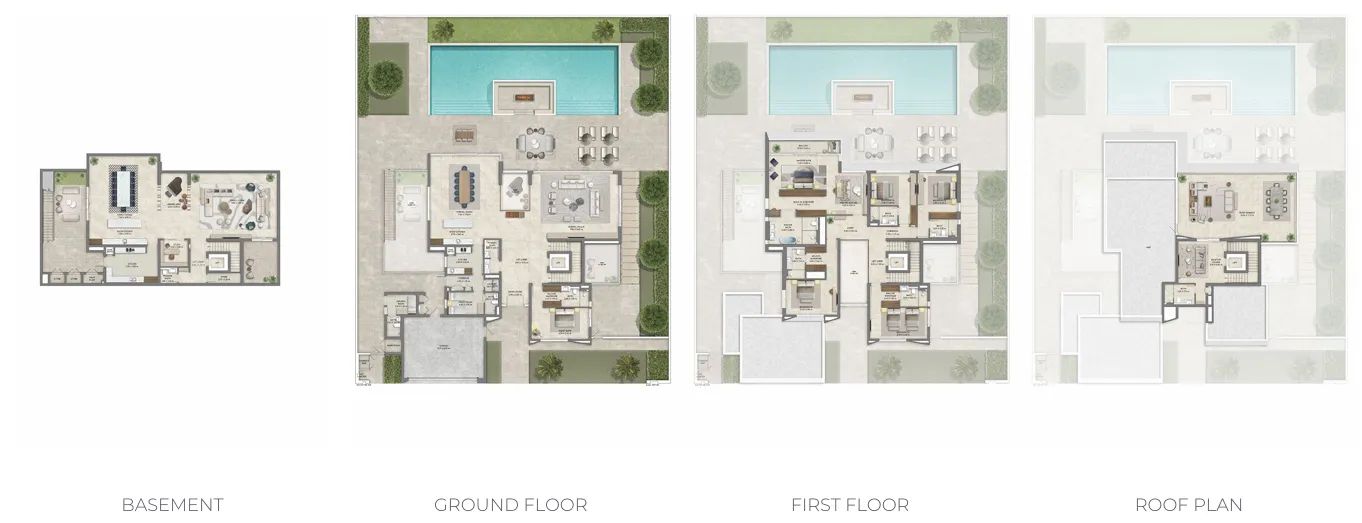 6 bedroom layout
