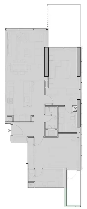 2 bedroom layout