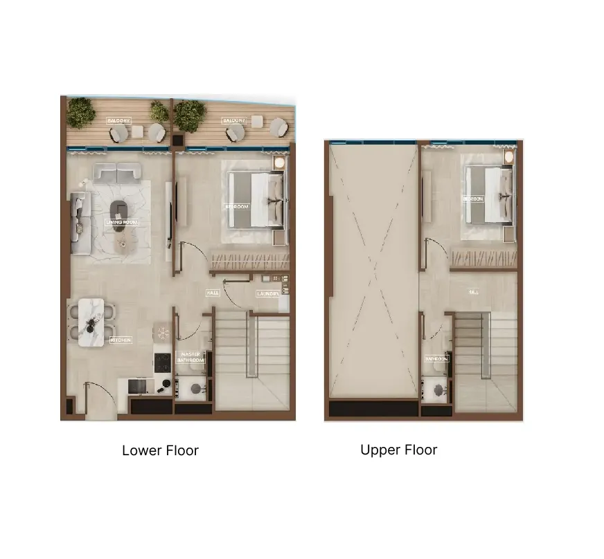 2 bedroom layout