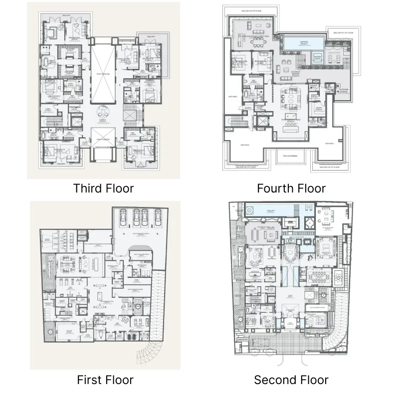 8 bedroom layout