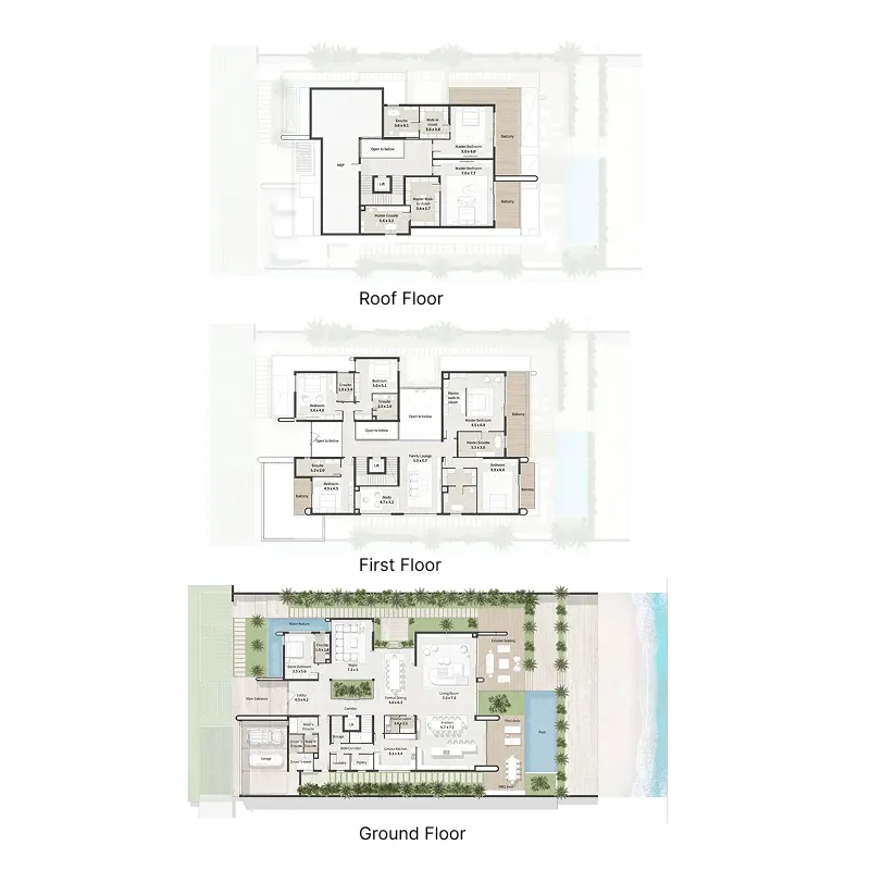 8 bedroom layout