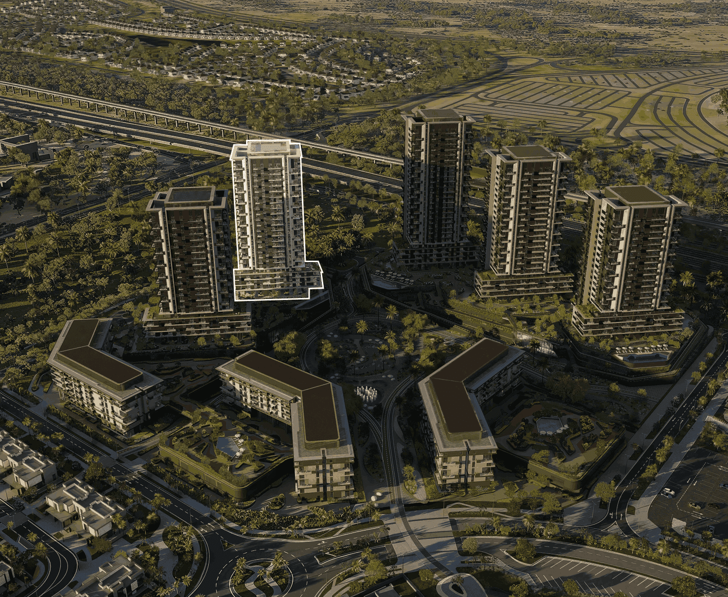 Cyan Tower (G + 23floors)